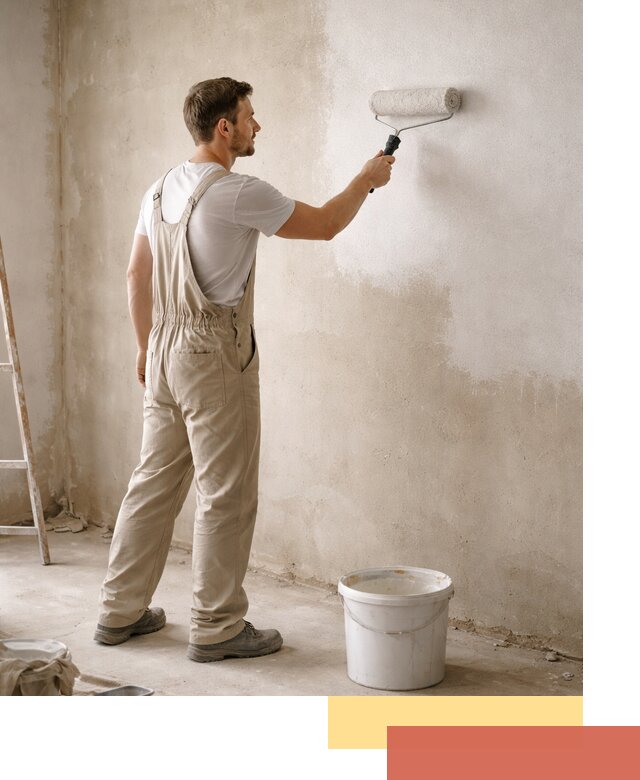 Грунтовка стен под отделку в Пушкино профессиональным раствором