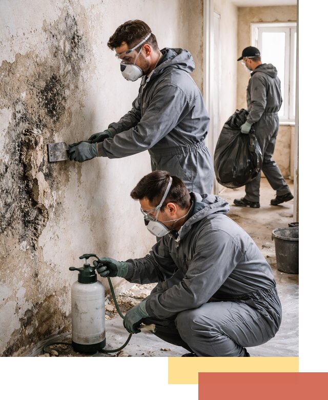 Удаление плесени со стен профессионально в Пушкино