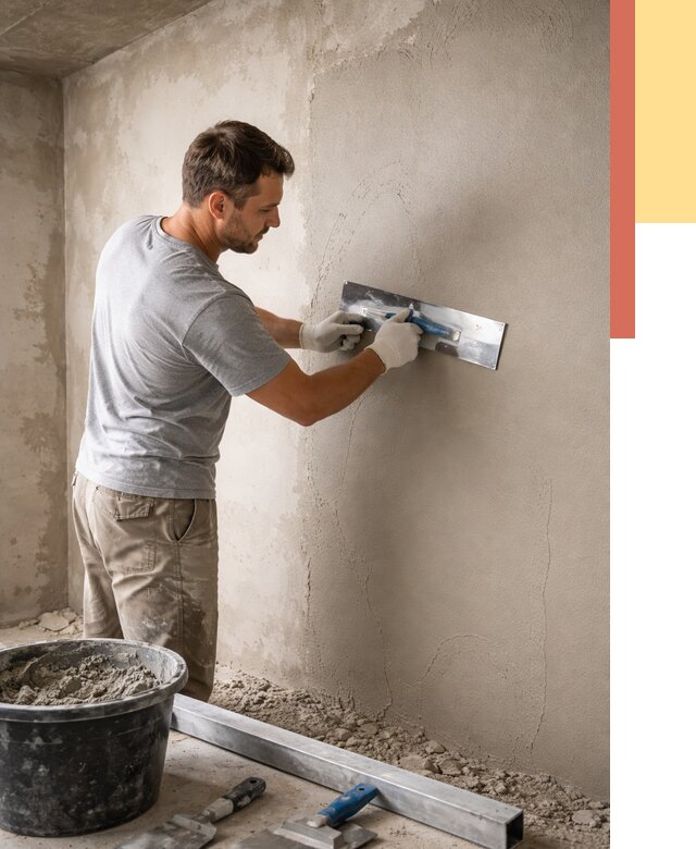 Штукатурка стен без маяков в Пушкино от 7469 руб/м2 — услуги и цена | ОТДЕЛОЧНИК-Пшк