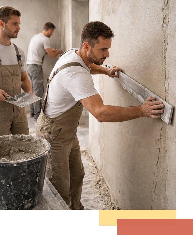 Штукатурка стен без маяков в Пушкино быстро и качественно