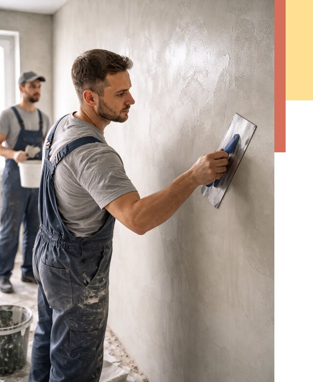 Глянцевание штукатурки стен в Пушкино от 7780 руб. — услуги и затирка | ОТДЕЛОЧНИК-Пшк