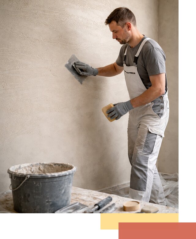 Декоративная штукатурка травертин в Пушкино для стен и потолков