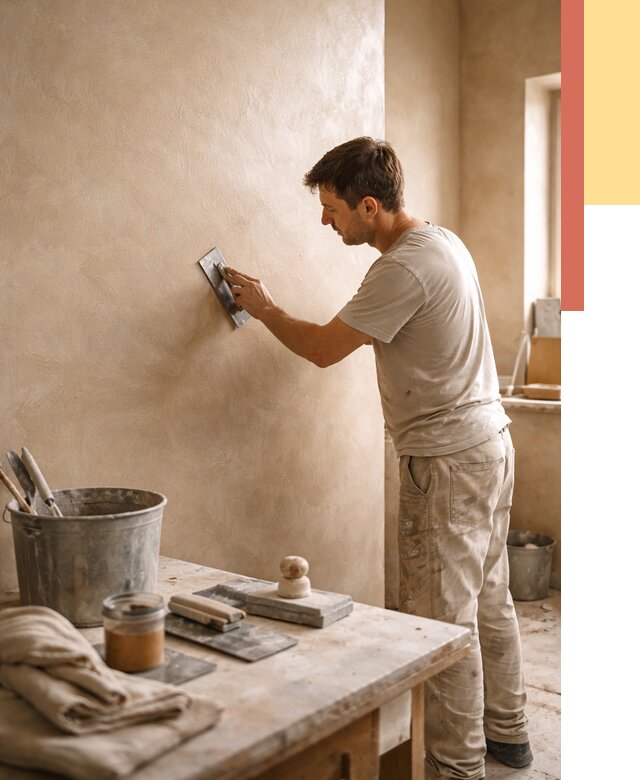 Марокканская штукатурка таделакт в Пушкино под ключ от 4357 руб. | ОТДЕЛОЧНИК-Пшк