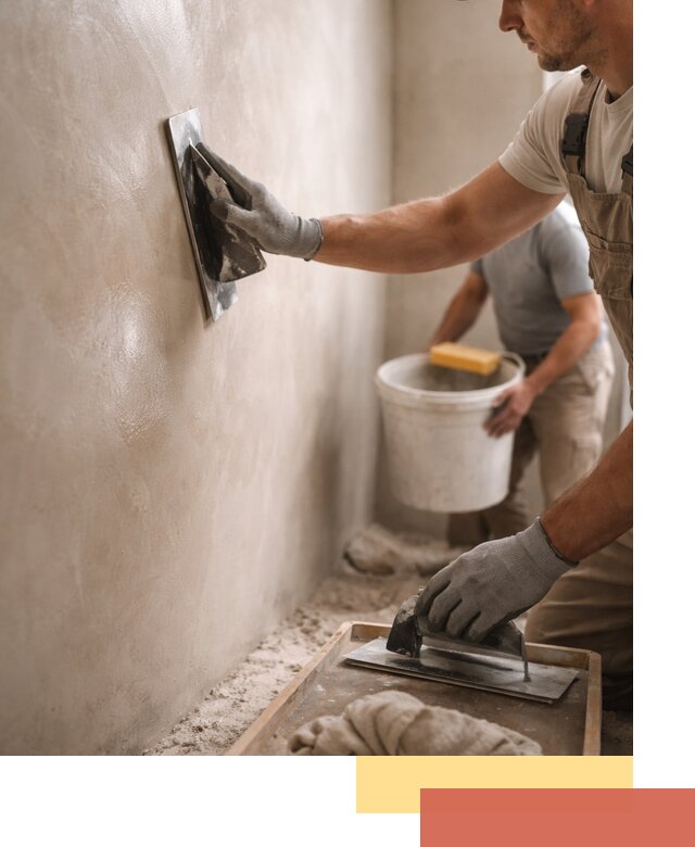 Нанесение марокканской штукатурки таделакт в Пушкино