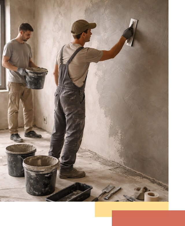 Нанесение микроцемента на стены в Пушкино качественно и быстро