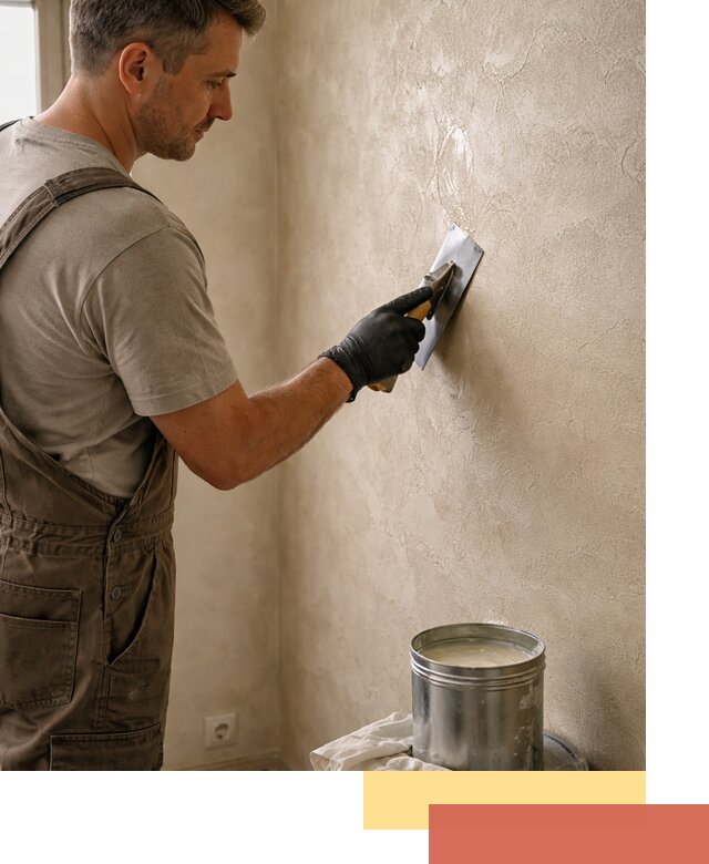 Нанесение воска на штукатурку в Пушкино для защиты и блеска