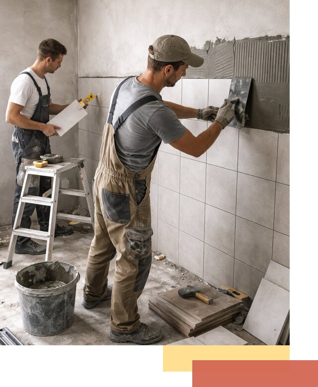 Укладка плитки на стены в Пушкино профессионально и надежно