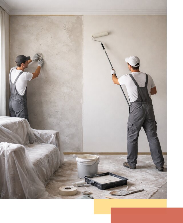 Покраска стен антивандальной краской в Пушкино