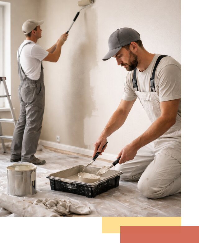 Покраска стен в квартире в Пушкино — профессионально и аккуратно