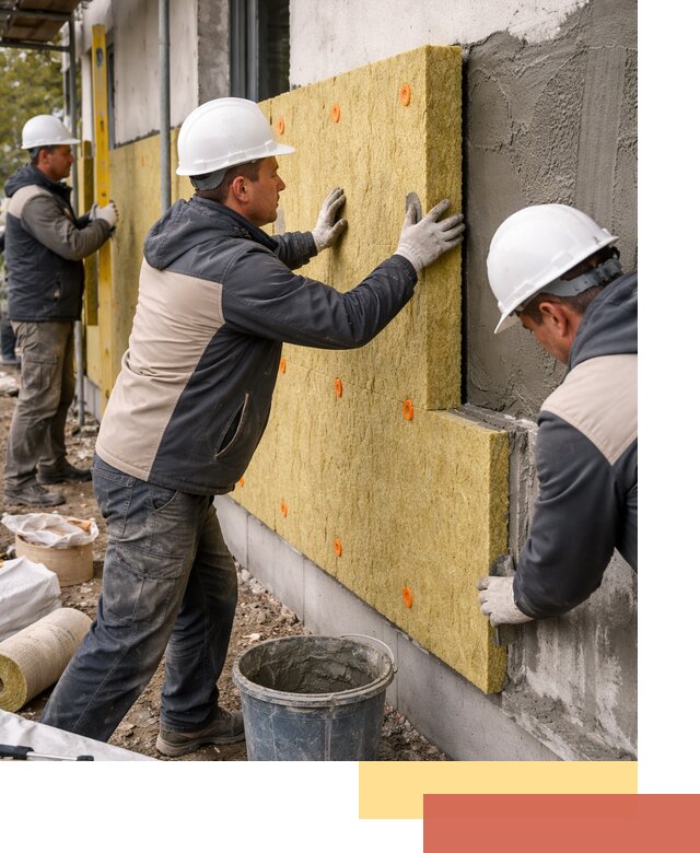 Утепление стен минватой в Пушкино — тепло и звукоизоляция