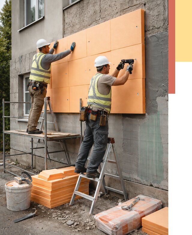 Утепление стен пеноплексом в Пушкино от 1919 руб./м2 — быстро и недорого | ОТДЕЛОЧНИК-Пшк