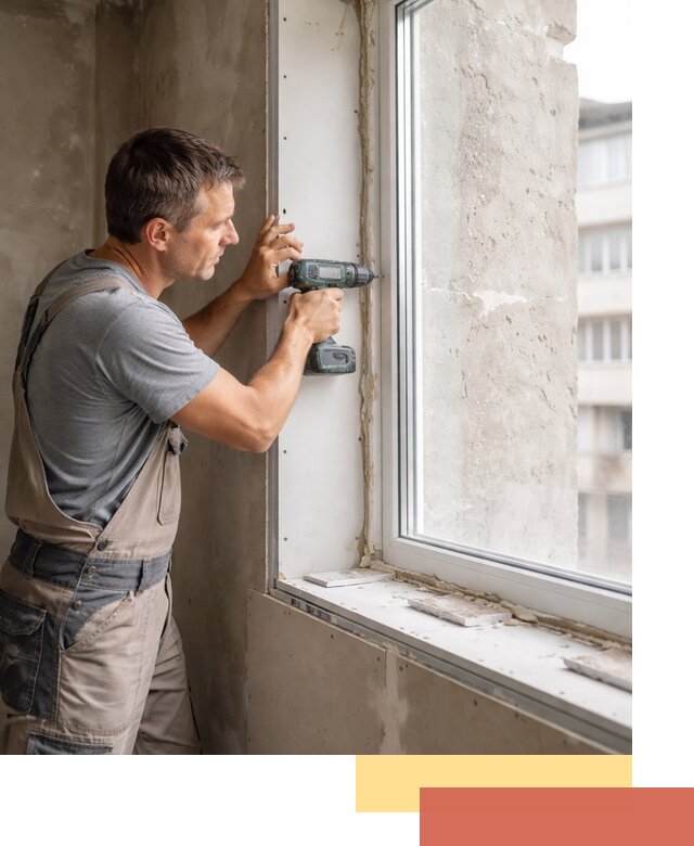 Монтаж гипсокартонных откосов в Пушкино под ключ