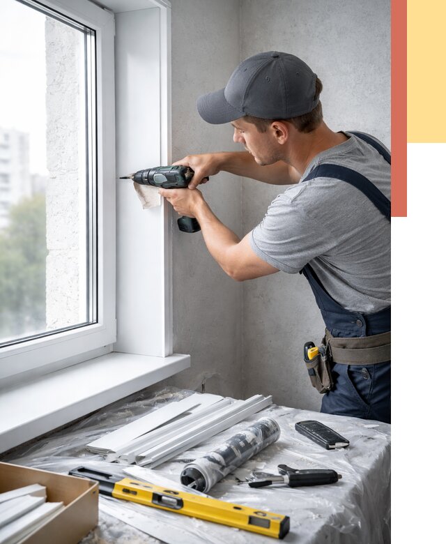 Установка пластиковых откосов в Пушкино от 2334 руб. | ОТДЕЛОЧНИК-Пшк монтаж, быстро и недорого