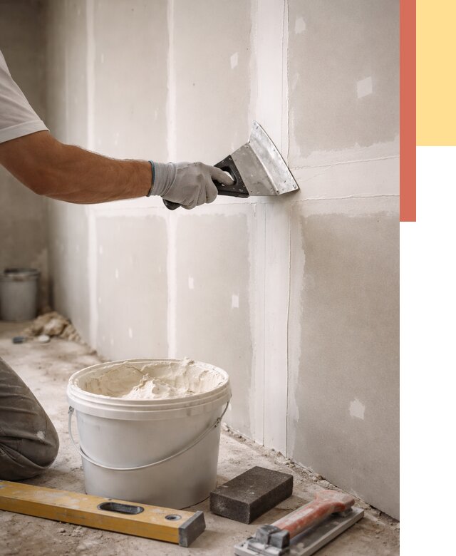 Шпаклевка перегородок из гипсокартона в Пушкино от 2593 руб. — услуги ОТДЕЛОЧНИК-Пшк