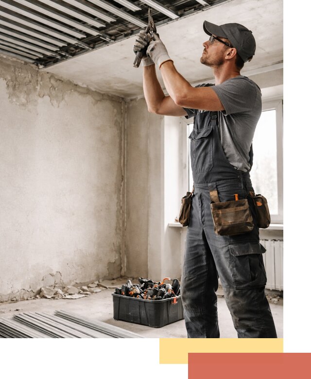 Демонтаж реечного потолка в Пушкино быстро и аккуратно