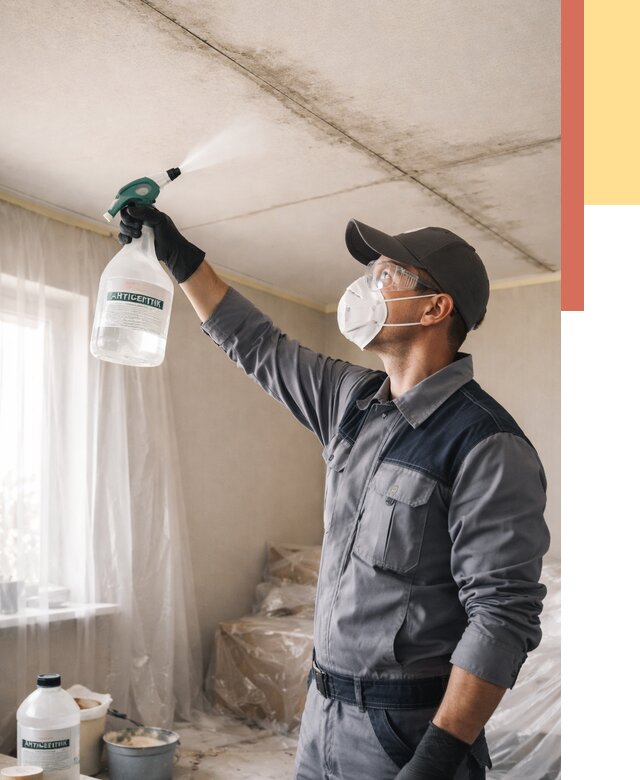 Антисептическая обработка потолка в Пушкино от 2593 руб. | ОТДЕЛОЧНИК-Пшк