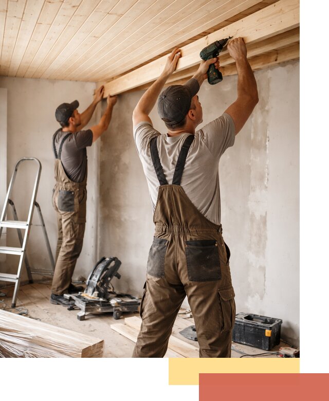 Монтаж потолка из вагонки в Пушкино профессионально и аккуратно