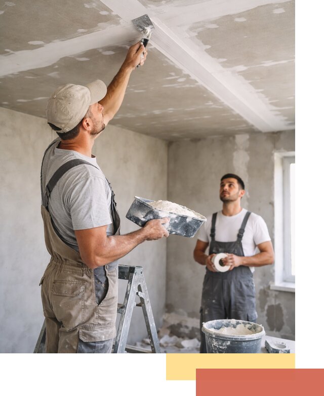 Обработка швов потолка ГКЛ в Пушкино: качественная заделка и шпатлевка