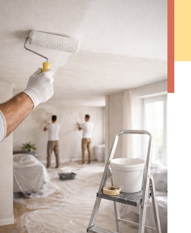 Покраска потолка акриловой краской в Пушкино от 2593 руб. | ОТДЕЛОЧНИК-Пшк