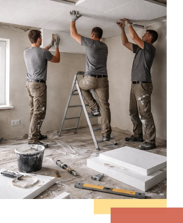 Утепление потолка пенопластом в Пушкино быстро и качественно